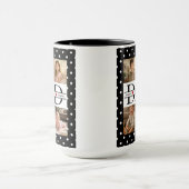 Personalized Dad Photo Collage & Kids Name マグカップ (中央)