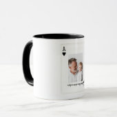 Personalized Dad Photo Mug | Custom Ace Card マグカップ (正面左)