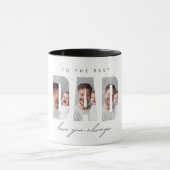 Personalized Dad Photo Mug Gift | Best Dad Ever  マグカップ (中央)