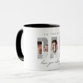 Personalized Dad Photo Mug Gift | Best Dad Ever  マグカップ (正面左)