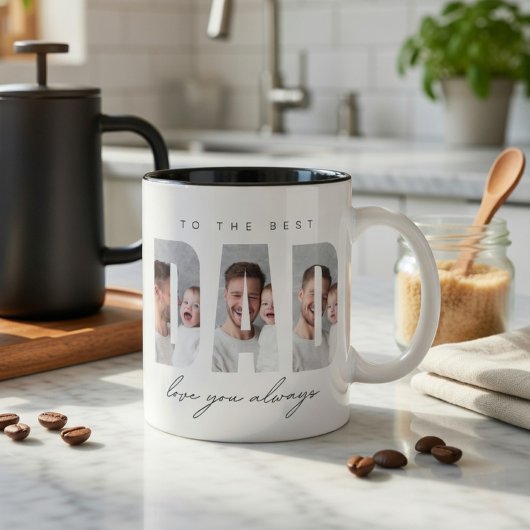 Personalized Dad Photo Mug Gift | Best Dad Ever  マグカップ