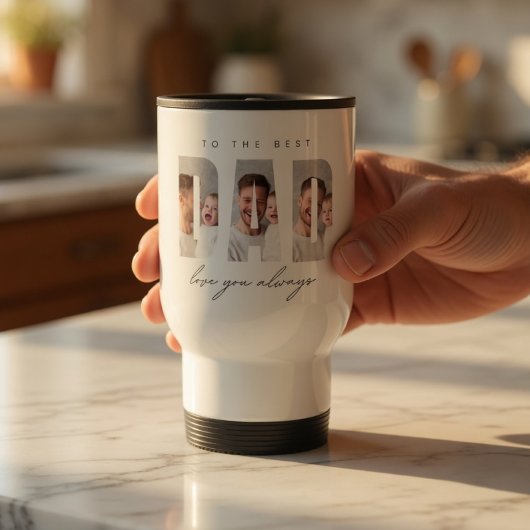 Personalized Dad Travel Mug with Photo | Best Dad  トラベルマグ