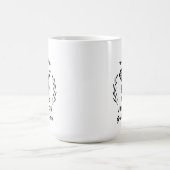 Personalized Dad's BBQ Barbeque Grill Master  コーヒーマグカップ (中央)