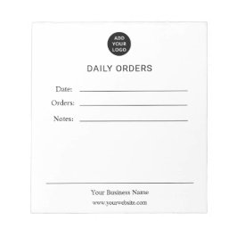 Personalized Daily Orders ノートパッド