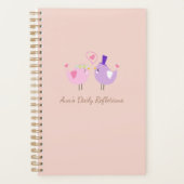 Personalized Daily Reflections Notebook - Cute  プランナー手帳 (正面)