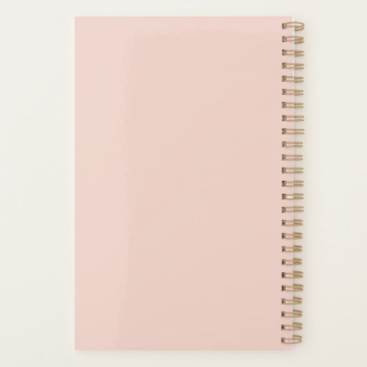 Personalized Daily Reflections Notebook - Cute  プランナー手帳 (裏面)