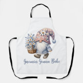 Personalized Daisy Gnome Cute Fun エプロン (正面)