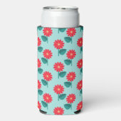 Personalized Daisy Pattern Can Cooler スリム缶クーラー (Seltzer裏面)