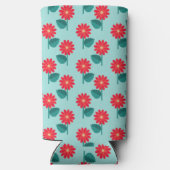 Personalized Daisy Pattern Can Cooler スリム缶クーラー (裏面)