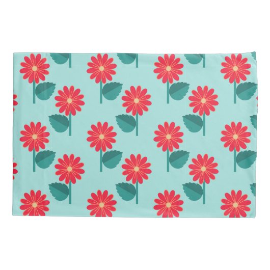 Personalized Daisy Pattern Pillowcase 枕カバー (裏面)