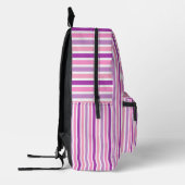 Personalized Dance Bag with Name Purple Ballet  プリントバックパック (左)