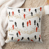 Personalized Dance Steps Music Art Retro Chic Gift クッション (ブランケット)