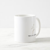 Personalized Dance Teacher Appreciation Gift コーヒーマグカップ (正面右)