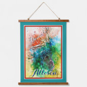 Personalized Dancer  吊り下げ型タペストリー (正面)