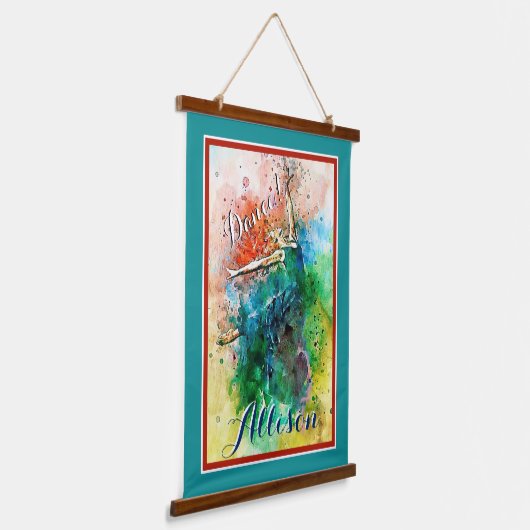 Personalized Dancer  吊り下げ型タペストリー (傾斜あり)