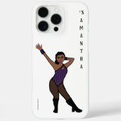 Personalized Dancer Purple Silver Print # 1 Case-Mate iPhoneケース (裏面)