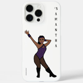 Personalized Dancer Purple Silver Print # 1 iPhone 16 Pro Maxケース