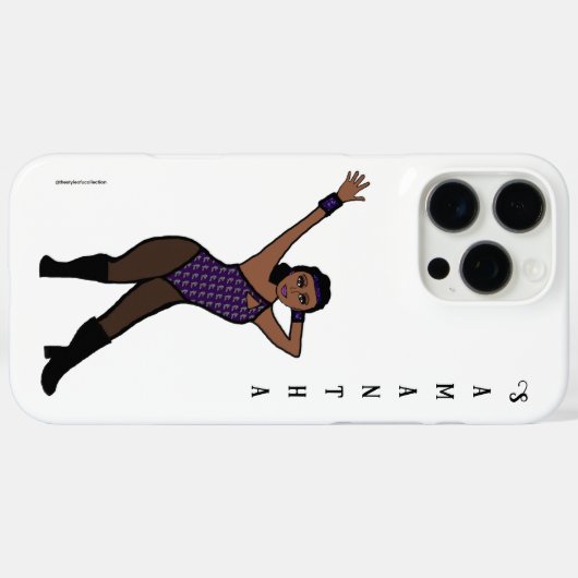 Personalized Dancer Purple Silver Print # 1 Case-Mate iPhoneケース (裏面 (横))