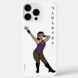 Personalized Dancer Purple Silver Print #2 iPhone 16 Pro Maxケース