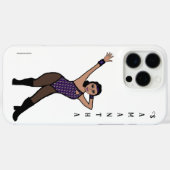 Personalized Dancer Purple Silver Print #2 Case-Mate iPhoneケース (裏面 (横))