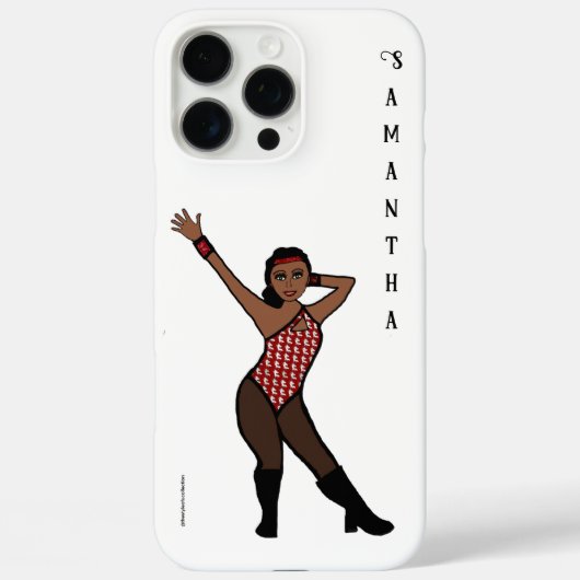 Personalized Dancer White Print # 1  Case-Mate iPhoneケース (裏面)