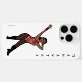 Personalized Dancer White Print # 1  Case-Mate iPhoneケース (裏面 (横))