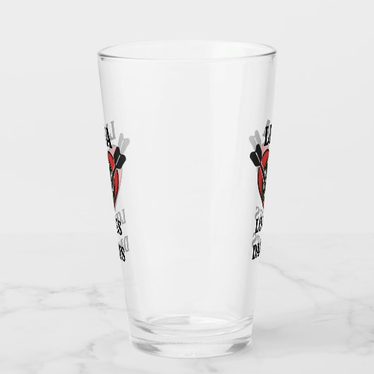 Personalized Darts Board Gane タンブラーグラス (左)