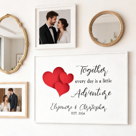 Personalized Date Together Every Day Adventure ポスター