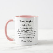 Personalized Daughter Mug マグカップ (左)