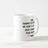 Personalized Dear Dad Mug, Fathers Day Gifts, コーヒーマグカップ (正面右)