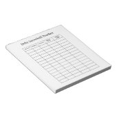 Personalized Debt Snowball Tracker Notepad ノートパッド (アングル)