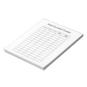 Personalized Debt Snowball Tracker Notepad ノートパッド (回転)