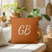 Personalized Decorative Pillow with Initials クッション