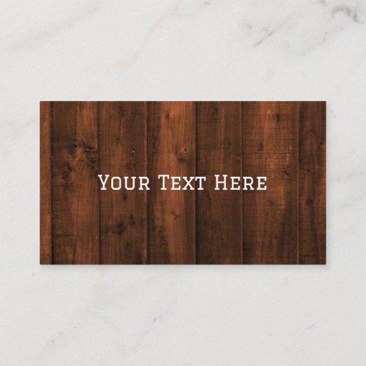 Personalized Deer  名刺 (裏面)