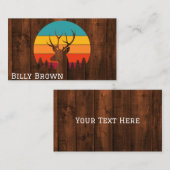Personalized Deer  名刺 (正面/裏面)