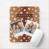 Personalized Deer Print Neutral Aesthetic Gifts マウスパッド (マウス)
