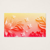 Personalized Delicate Blossoms Gift Certificate (裏面)