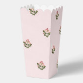 Personalized Delicate Botanical Floral Romantic フェイバーボックス (裏面)