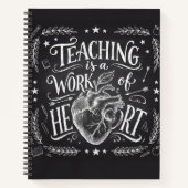 Personalized Deluxe Teacher Lesson Plan Notebook ノートブック (正面)