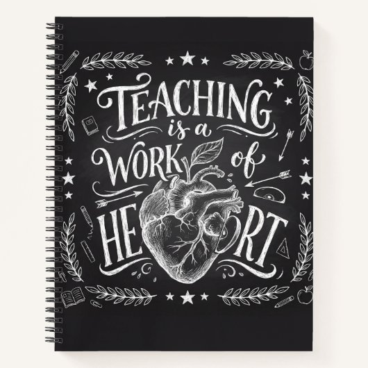 Personalized Deluxe Teacher Lesson Plan Notebook ノートブック (正面)