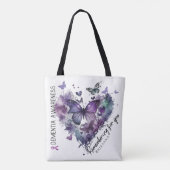 Personalized Dementia Awareness Tote Bag トートバッグ (裏面)