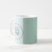 Personalized Dentist Name, Title & Clinic Logo Mug コーヒーマグカップ (正面左)