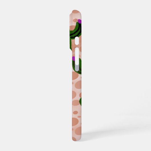 Personalized Desert Orange Cacti Phone Case iPhoneケース (左側面)