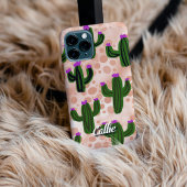 Personalized Desert Orange Cacti Phone Case iPhoneケース