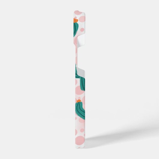 Personalized Desert Pink Cacti Phone Case iPhoneケース (左側面)