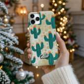 Personalized Desert Sand Cacti Phone Case iPhoneケース