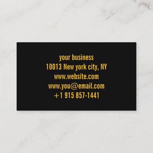 Personalized design with Custom Contact & qr code 名刺 (裏面)