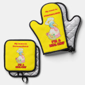 Personalized Designed Kitchen  鍋つかみ&鍋敷きセット (正面/裏面)