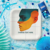 Personalized Designer Paper Plates ペーパープレート (パーティー)