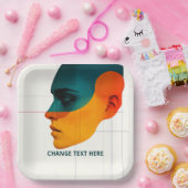 Personalized Designer Paper Plates ペーパープレート (パーティー)
